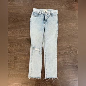 Madewell Perfect Vintage Crop Jean. Size 26